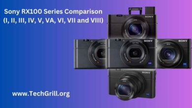 Sony RX100 Series Comparison (I, II, III, IV, V, VA, VI, VII and VIII)